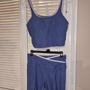 Athletic Works Royal Blue and White DriWorks Active Tank